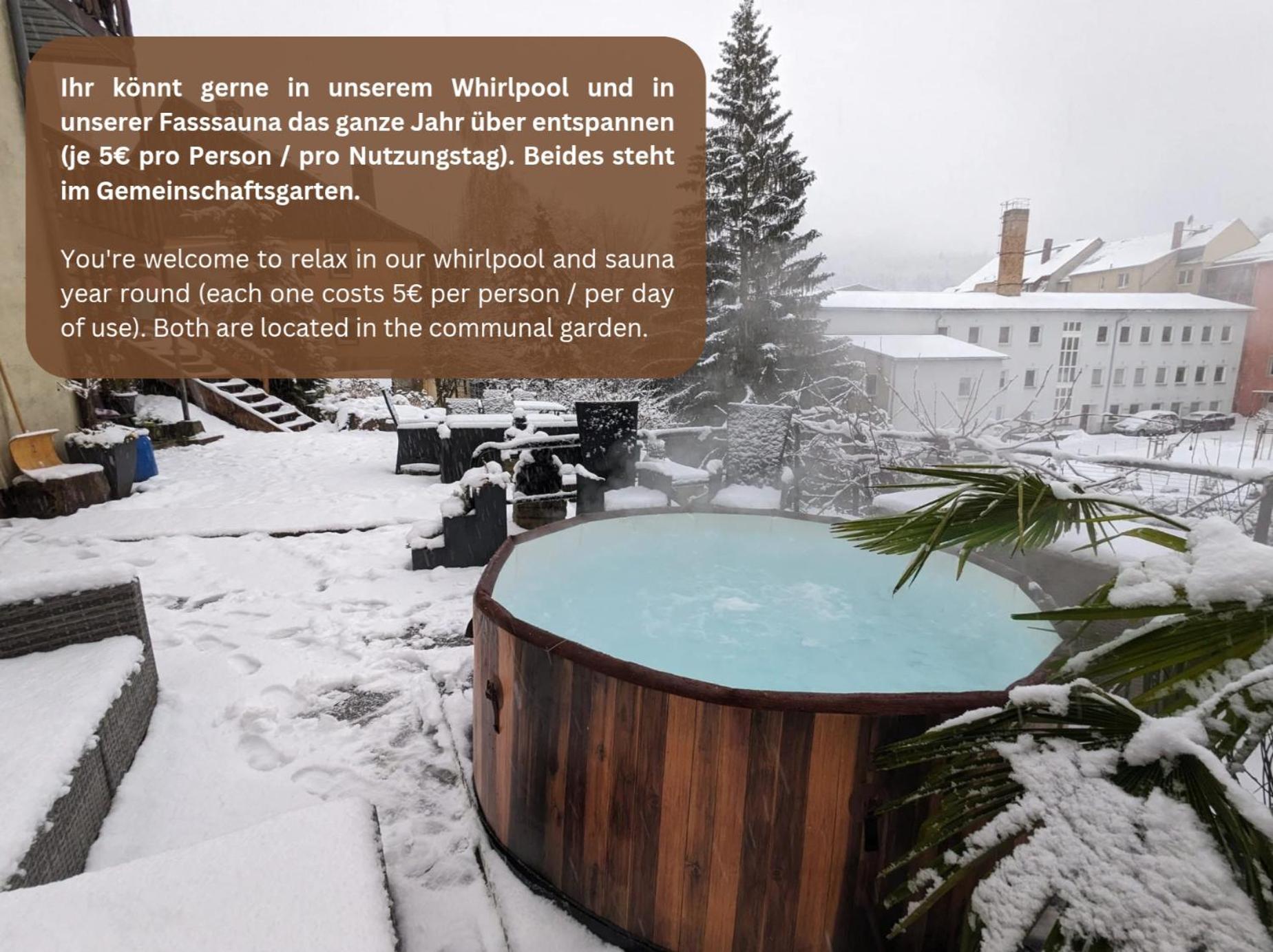 Uo - Urlaubsmagie - Helle Wohnung,Sauna,Whirlpool Sebnitz Exterior photo